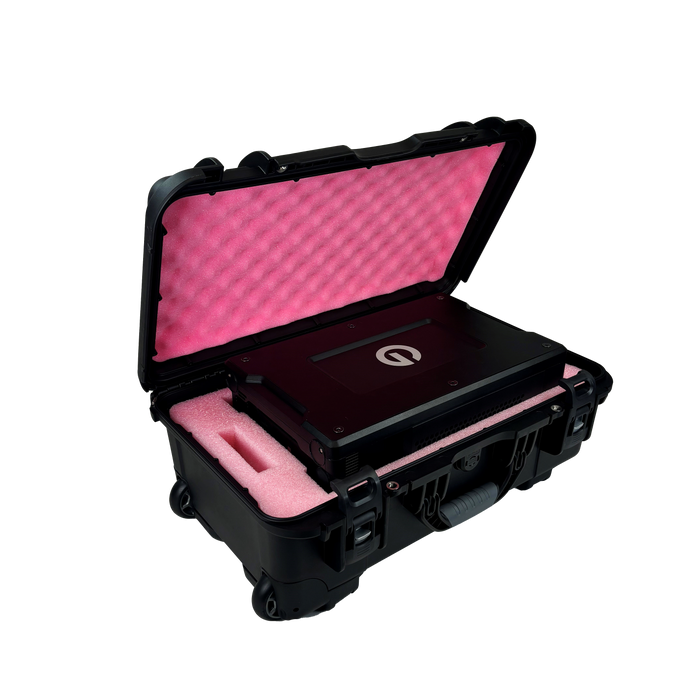 SanDisk Professional G-RAID Shuttle XL 8-Bay RAID Array Waterproof Case (Wheeled) - 1 Capacity