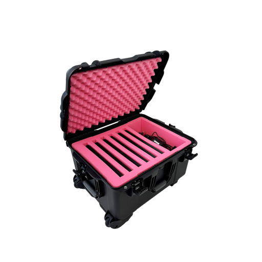 Waterproof, Anti-Static Laptop Case (wheeled) - 6 Capacity