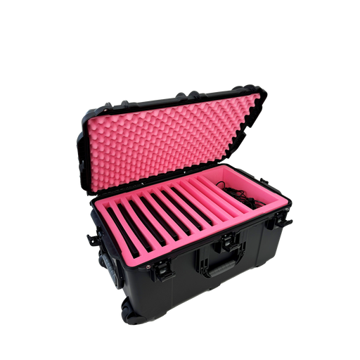 Waterproof, Anti-Static Laptop Case (wheeled) - 10 Capacity