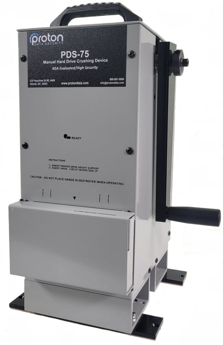 Proton PDS-75 Hard Drive Crusher (manually powered)