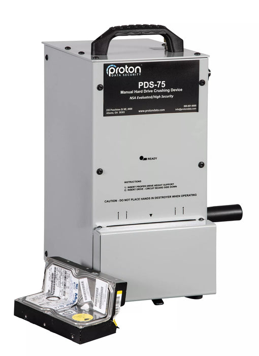 Proton PDS-75 Hard Drive Crusher (manually powered)