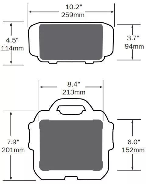 503 Customizable Equipment Case (7.4"x4.9"x3.1")