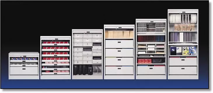LTO and Hard Drive Multi-Media Cabinet 54" (with 8 Shelves)